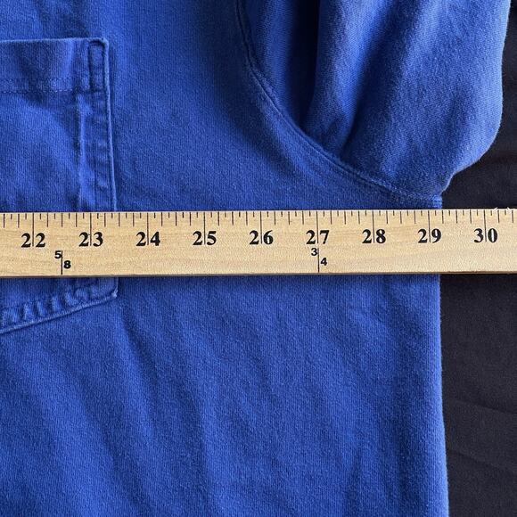 Duluth Trading Co. Mens Shirt XXL Relaxed Fit Longtail TShirt Blue Cotton Work - Picture 5 of 6